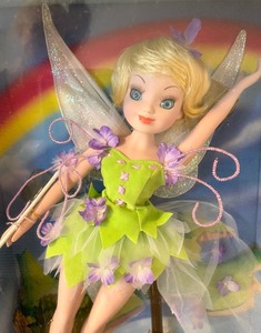 lot 204 image: New Disney Tinkerbell Porcelain Keepsake Doll