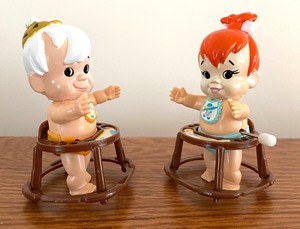 lot 214 image: Pebbles, Bamm-Bamm and Garfield