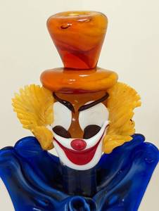 lot 238 image: Art Glass Clown Figurine