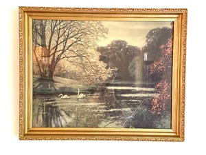 lot 66 image: Pretty Print in a Fabulous Frame