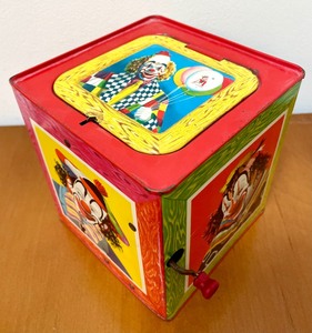 lot 69 image: Amazing Vintage Jack-In-The-Box