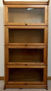 lot 56 image: Barrister Style Bookcase