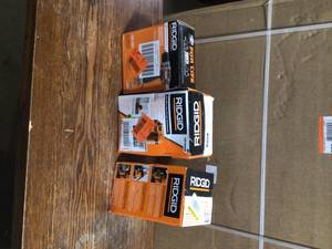 lot 3 image: Lot of assorted Ridgid WETDRY Vac Pump Accessory & 18 V Brushless DrillDriver - Customer Returns - Review all pictures