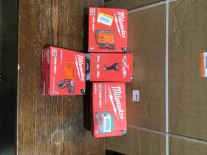 lot 19 image: MIx Lot of Milwaukee Tools, Orbit Sanders, Staplers, Hammer Drill Driver - Hand Tools, Review all pictures