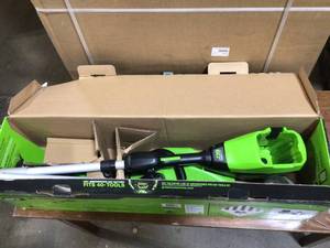 lot 47 image: GreenWorks 16 String Trimmer - Customer Return - Review all pictures