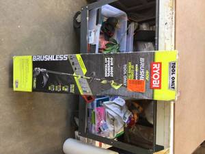 lot 52 image: Ryobi 40 V 15 Cordless String Trimmer Tool Only - Customer Return - Review all pictures