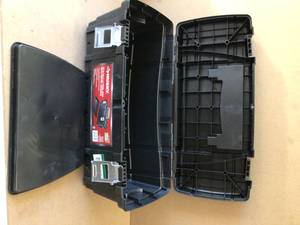 lot 67 image: Husky 24 in. Tool Box in Black- Review all pictures