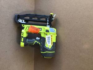 lot 72 image: RYOBI ONE 18V 16-Gauge Cordless AirStrike Finish Nailer (Tool Only) - Customer Return- Review all pictures
