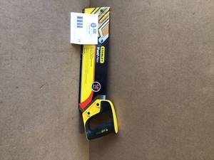 lot 77 image: Stanley 14 in. Back Saw with Rubber Handle, Open Tool, Review all pictures