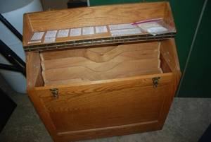 Rolling oak art crate 341430...