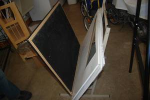 Metal portrait stand, 3 mirrors 24...