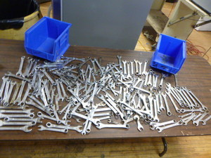 Wrenches with Bins
