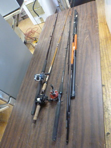 5 Rods and 3 Reels