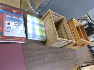 Crates and Photo Albums