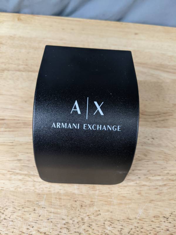 lot 16 image: Armani Exchange White Mens Watch Model AX1325 N