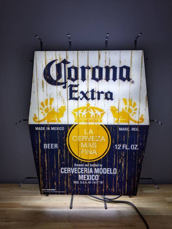 lot 2A image: Corona Extra Beer Neon Sign Las Cerveza Mas Fina Bar Mexico T