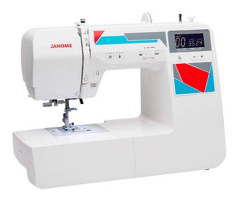 lot 3A image: Brand New Janome MOD 100Q Computerized Sewing Machine T