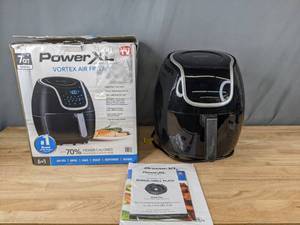 lot 102 image: PowerXL Vortex 7 Qt. Air Fryer, Black  N