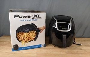 lot 103 image: PowerXL Vortex 7 Qt. Air Fryer, Black N