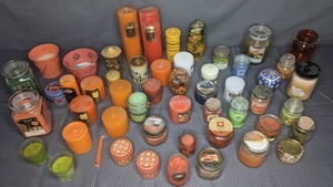 lot 197 image: Copious Amounts of Fall Candles & Holders  Y