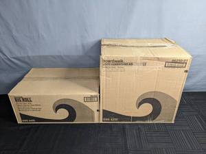 lot 366 image: New Case of Boardwalk Roll Paper Towels and Boardwalk Big Roll Toilet Paper  P