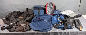 lot 313 image: Assortment of Duffle Bags, Draw String Bags and More Z