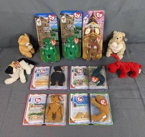 lot 264 image: Lot of (7) NEW TY Beanie Babies Special Editions from McDonalds, & (4) Other TY Plush Toys  Z