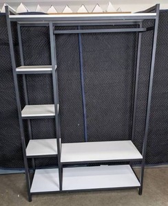 lot 69 image: Metal Framed ClothingStorage Rack  Q
