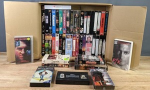 lot 92 image: Collection of VHS Tapes Shaft, FX, Titanic, Traffic, Field of Dreams, and More  B