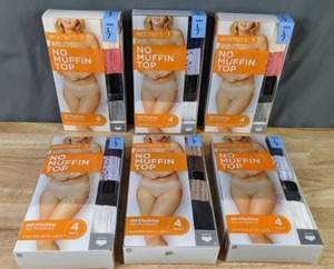 lot 53 image: (6) Packages of Warners No Muffin Top Hipsters with Lace (4pkg.) Size Large7  N