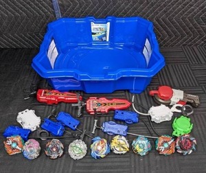 lot 391 image: Hasbro Beyblade Burst Turbo Slingshock Beystadium&nbspw Accessories Z