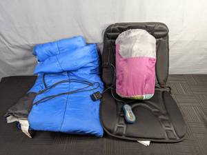 lot 425 image: Comfort Professional Massage, Embark and Blue Adult Sleeping Bags X
