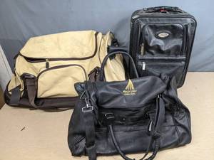 lot 410 image: (3) Luggage Bags Canvas, Concourse and Mystic Lake X