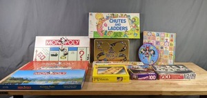 lot 464 image: Monopoly, Chutes and Ladders, Disney Trivia 2, Mancala and more  X