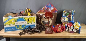 lot 456 image: Vintage Toys, M&M Figurines, Wizard of Oz Thermos and More   X