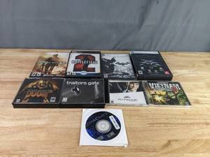 lot 542 image: Collection of (9) PC Video Games - Call of Duty Modern Warfare 2, Battlefield 2, StarCraft, and more Z