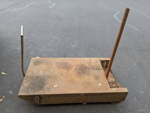 lot 50 image: Vintage HD Bernard Mobile Welding Cart  X