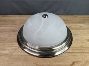 lot 23 image: A Set of (4) Yes Lite Home Products 3 Bulb Ceiling Light Fixture G