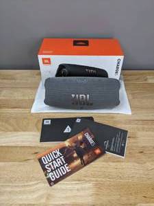 lot 25 image: New JBL Charge 5 Portable Wireless Bluetooth Speaker - Gray N