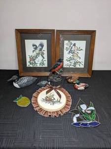 lot 152 image: Unique Bird and Duck Decorations