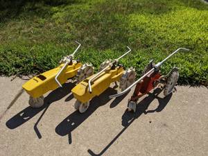 lot 127 image: Three Vintage Nelson and Thompson Tractor Sprinklers