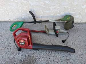 lot 124 image: Toro, Craftsman, and Woodeater Lawn Care Items