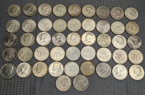 lot 232 image: Collection of (47) Half Dollar Coins