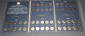 lot 282 image: US Commemorative Statehood Quarters Collectors Album Volume II 2004-2008 (50 Coins)