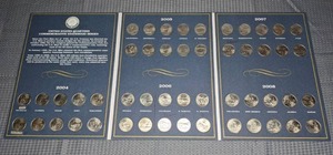 lot 294 image: US Commemorative Statehood Quarters Collectors Album Volume II 2004-2008 (50 Coins)