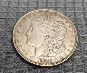 lot 22 image: Antique 1921 Liberty Dollar Coin