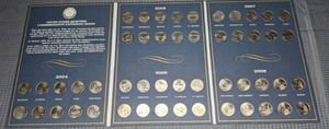 lot 284 image: US Commemorative Statehood Quarters Collectors Album Volume II 2004-2008 (50 Coins)