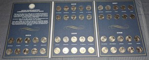 lot 293 image: US Commemorative Statehood Quarters Collectors Album Volume II 2004-2008 (50 Coins)