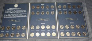 lot 292 image: US Commemorative Statehood Quarters Collectors Album Volume II 2004-2008 (50 Coins)