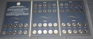 lot 291 image: US Commemorative Statehood Quarters Collectors Album Volume II 2004-2008 (50 Coins)